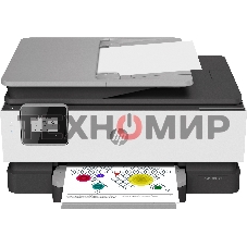 МФУ струйное HP Officejet Pro 8013 (1KR70B), A4, цветной, печ. до 18 стр/мин. (ч/б) до 10 стр/мин. (цвет), скан. до 8 стр/мин. (ч/б) 3.5 стр/мин. (цвет), 1200 x 1200 dpi, Wi-Fi, Air Print