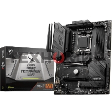 Материнская плата MSI MAG B650 TOMAHAWK WIFI, AM5, AMD B650, 4xDDR5, 6xSATA, 3xM.2, 1xPCI-E 4.0 x16, 1xPCI-E 4.0 x2, 1xHDMI, 1xDisplayPort, 1xUSB Type-C, 1x2.5Gb LAN, 2xUSB-A 2.0, 3xUSB-A 3.2 Gen 1, 3xUSB-A 3.2 Gen 2, 5x3.5 мм, 7.1, Standard-ATX