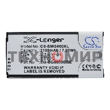 Аккумулятор CameronSino CS-SMG800XL BG-BG800BBE для Samsung Galaxy S5 Mini SM-G800F3.85V, 2100mAh, 8.09Wh