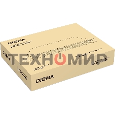 Коммутатор Digma DSP724G-4C-R300 (L2+) 24x1 Гбит/с 4xКомбо(1000BASE-T/SFP) 24PoE 24PoE+ 300W управляемый