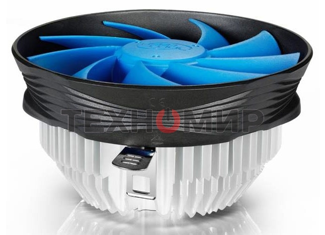 Кулер для процессора DEEPCOOL GAMMA ARCHER синий, 120 мм, алюминий, 1600 об/мин, 26.1 дБ, 3 pin, 95 Вт, 65.5 мм