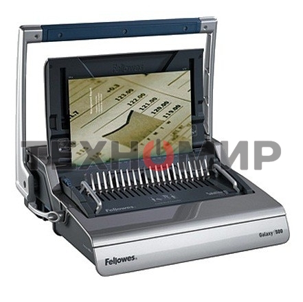 Переплетчик Fellowes GALAXY 500 A4/перф.25л.сшив./500/пластик.пруж. (6-50мм)