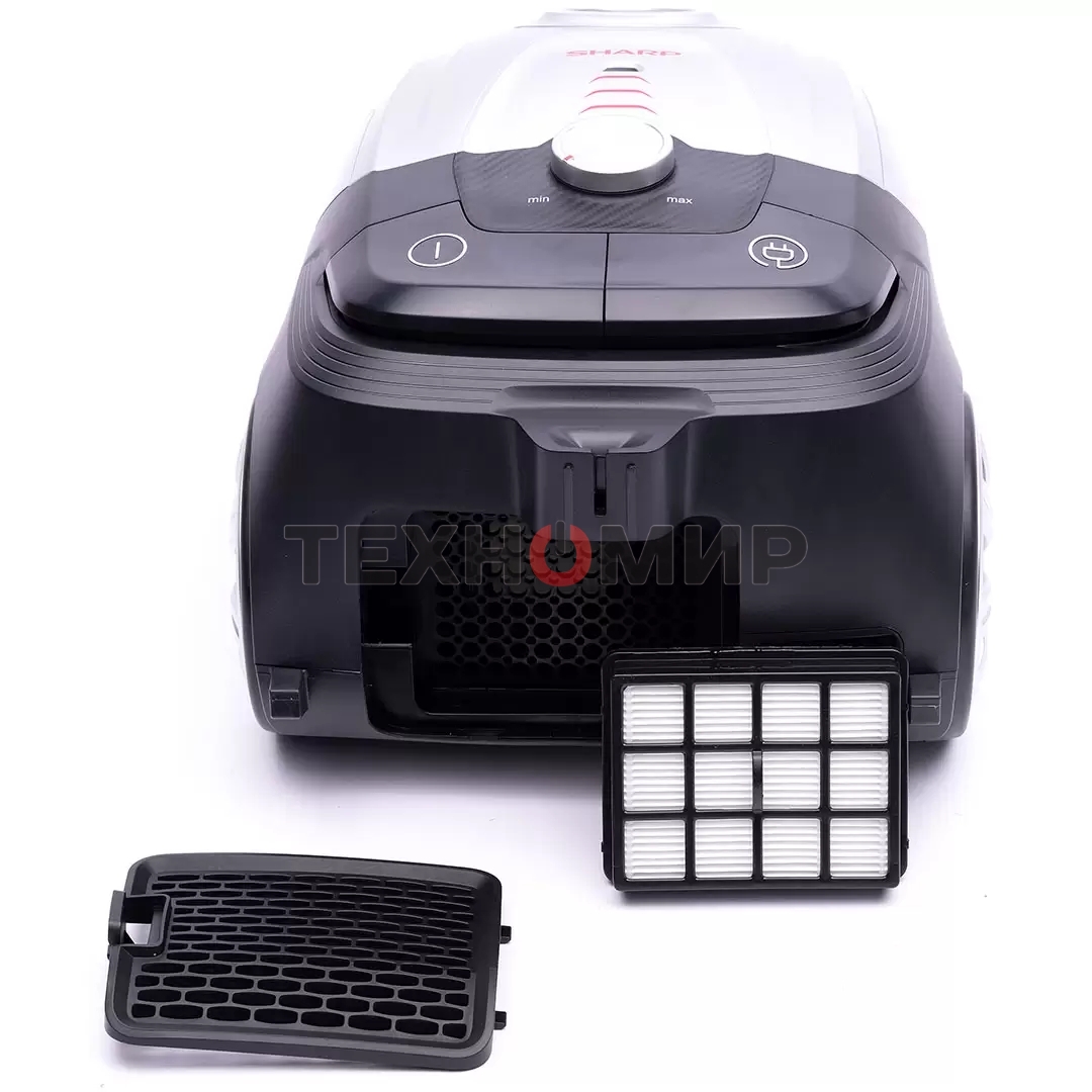 Пылесос Sharp ECJB19RS серебристый, 350/1900 Вт, уборка сухая, пылесборник мешок 2.3 л