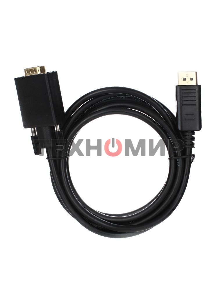 Кабель-переходник VCOM DisplayPort --> VGA_M/M 1,8 м CG607-1.8M
