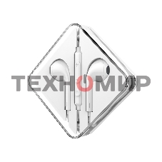 Наушники проводные вставки с микрофоном Hoco M55 белый