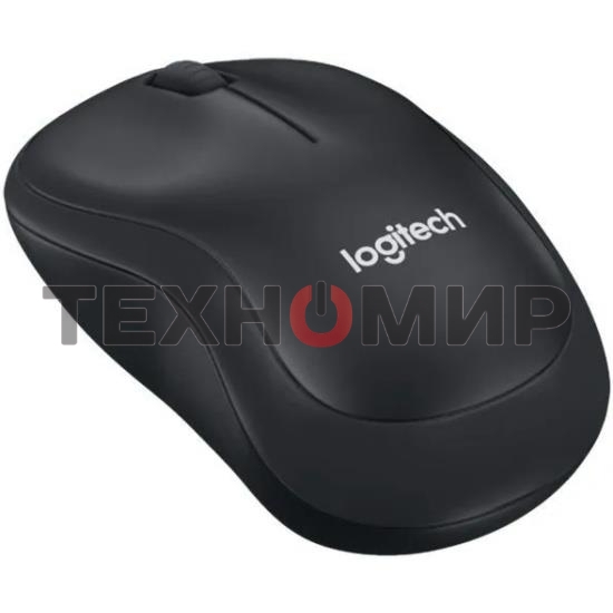 Мышь беспроводная Logitech B220 Silent черный, 1000 dpi, радиоканал, USB, кнопки - 3