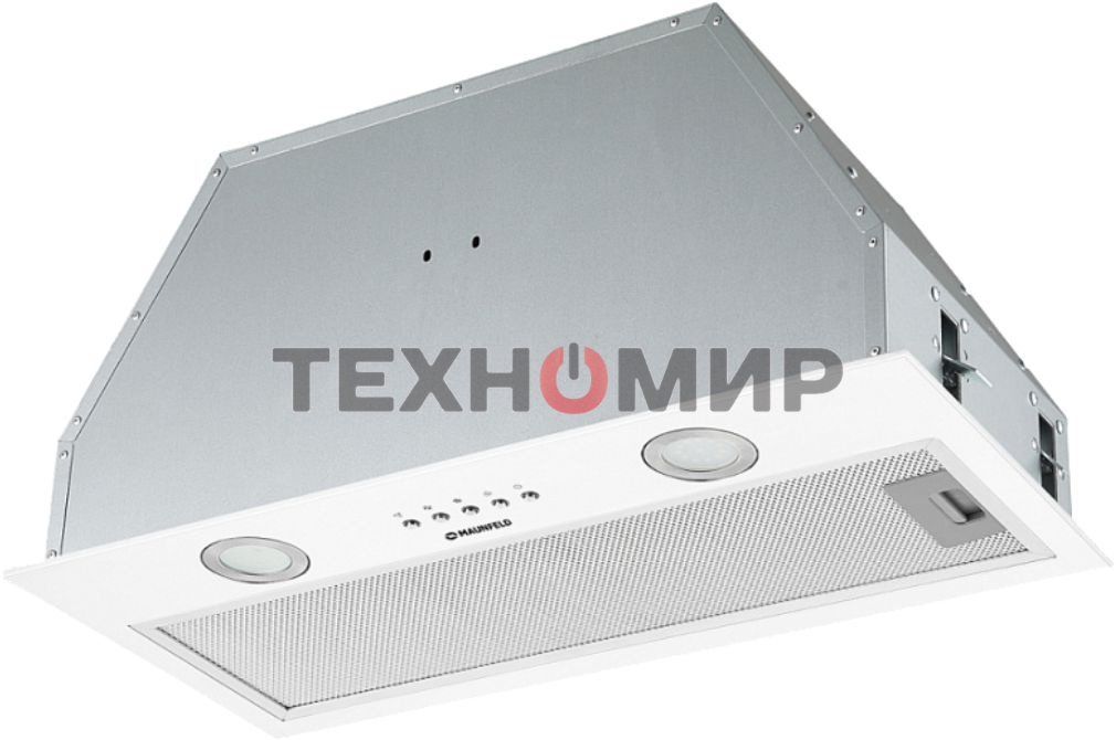 Вытяжка встраиваемая Maunfeld Trapeze 602M белый, 60 см, 1150 куб. м/ч, 54 дБ