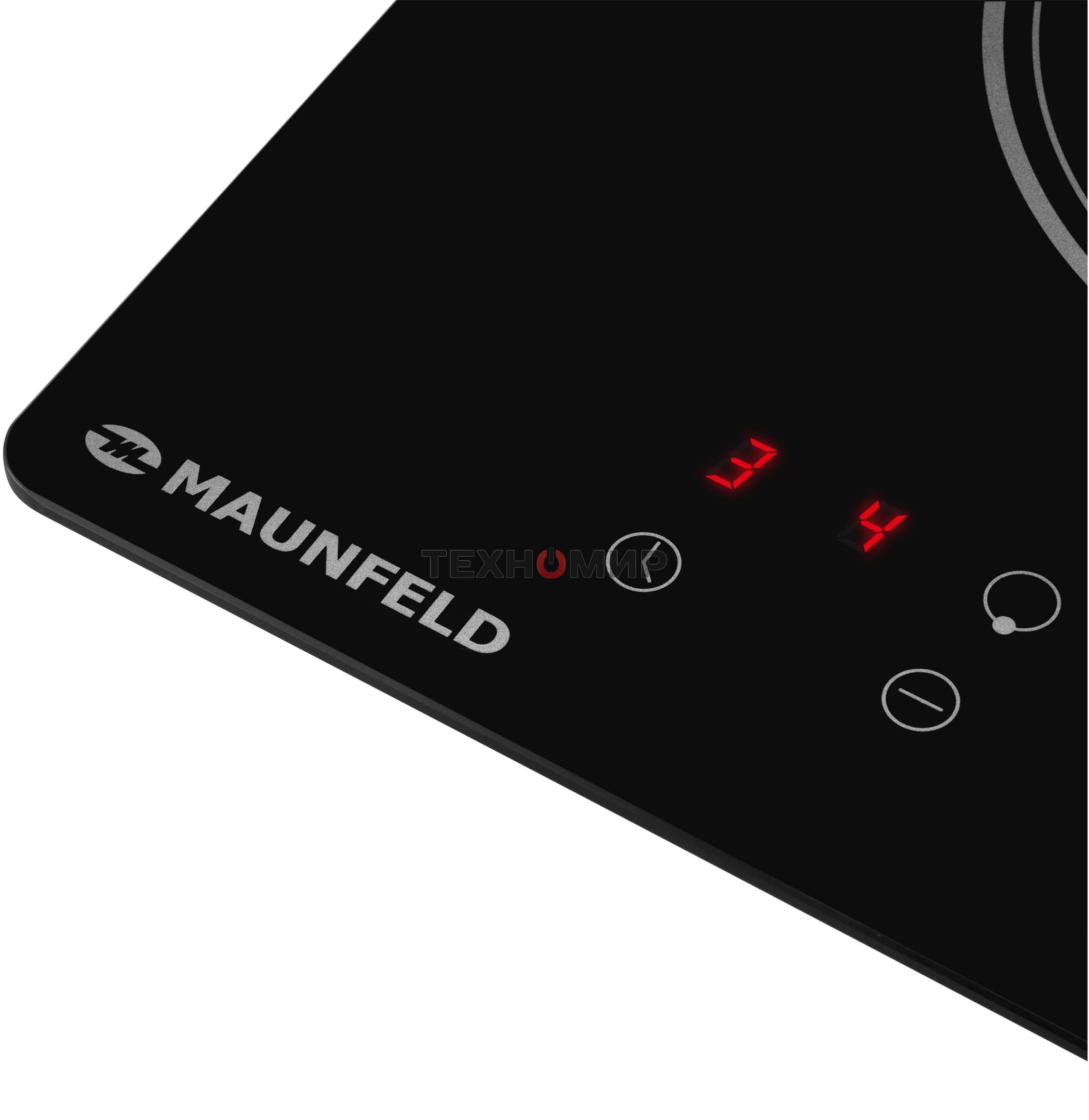 Индукционная варочная панель Maunfeld AVI292BK, конфорок: 2 шт., стеклокерамика, независимая, черный