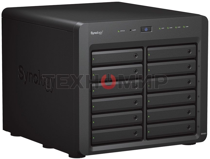 Модуль расширения Synology Expansion Unit for DS3622xs+,DS2422+/upto 12hot plug HDDs SATA(3,5' or 2,5')/1xPS incl Infiniband Cbl''