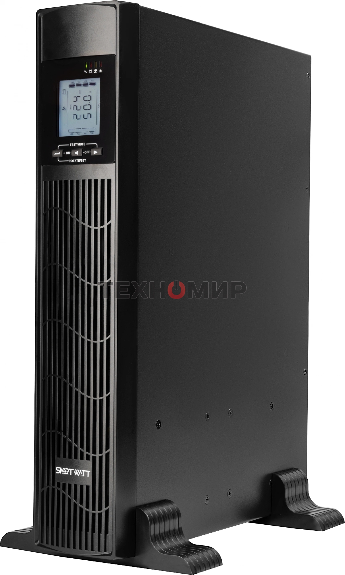 Источник бесперебойного питания SMARTWATT UPS DATA 1kVA Line-interactive SIN 1000VA/800W (Euro x1, IEC C13 x3, USB, RJ11/RJ45 protection, SNMP, LCD,