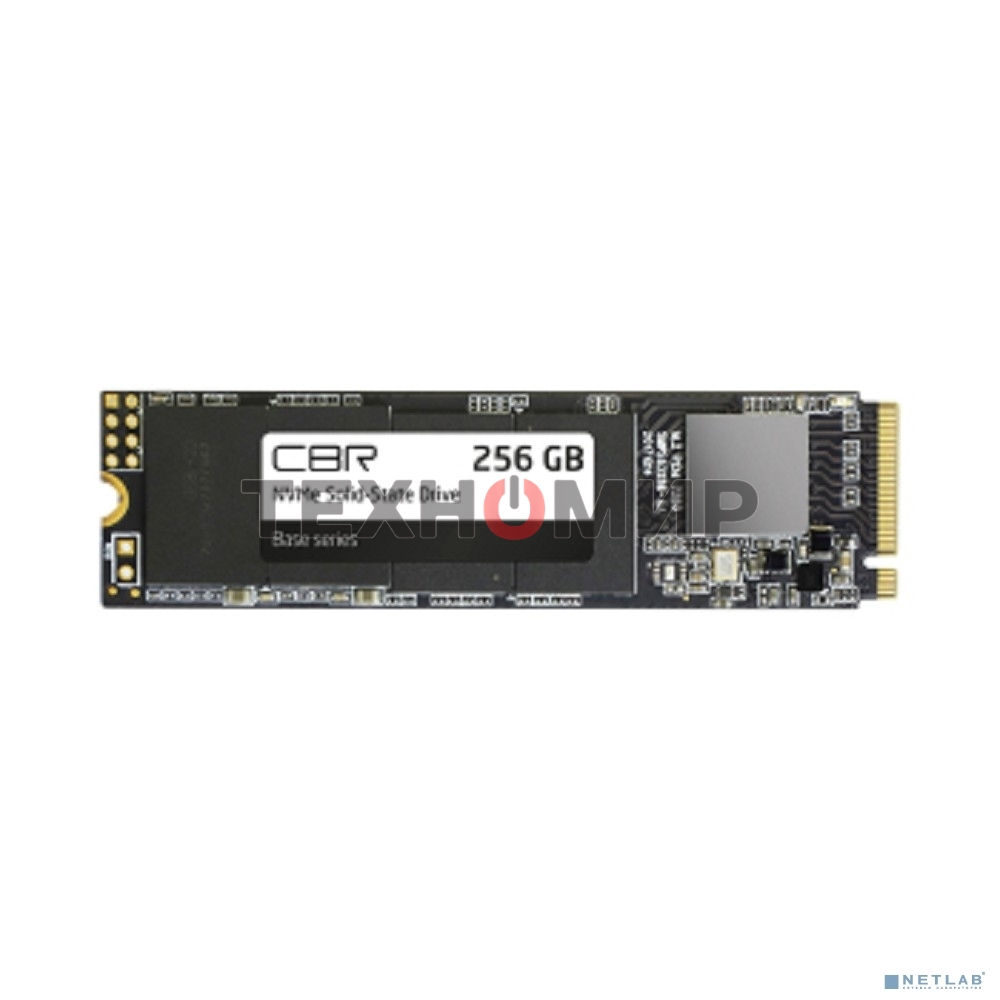 Накопитель SSD CBR Base, 256Gb, M.2 2280, PCIe 3.0 x4, NVMe, R/W 2900/1800
