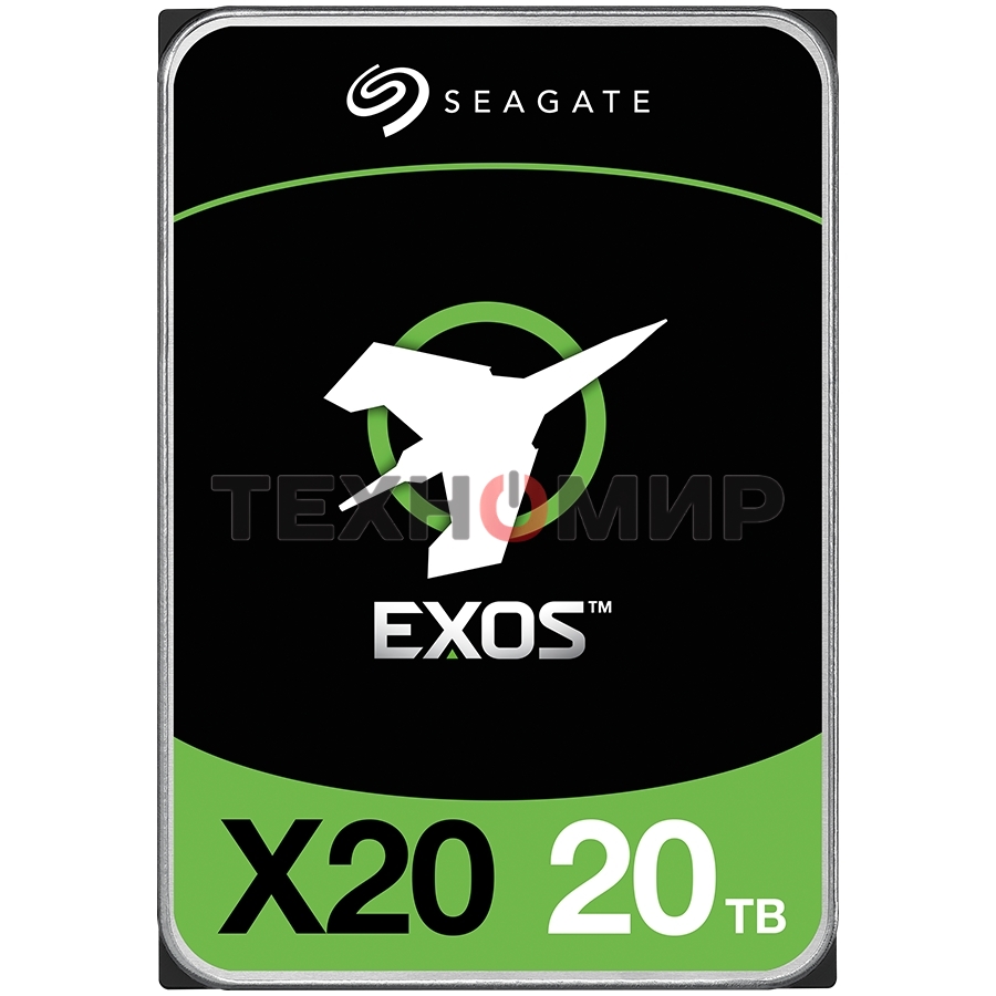 Жесткий диск Seagate HDD Server Exos X20 HDD 512E/4KN (3.5'/20TB/SAS 12Gb/s/7200rpm)