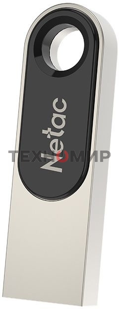 Флешка USB Netac U278 (NT03U278N-016G-20PN), 16Gb, USB 2.0, R/W 50/10, серебристый/черный