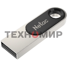 Флешка USB Netac U278 (NT03U278N-016G-20PN), 16Gb, USB 2.0, R/W 50/10, серебристый/черный