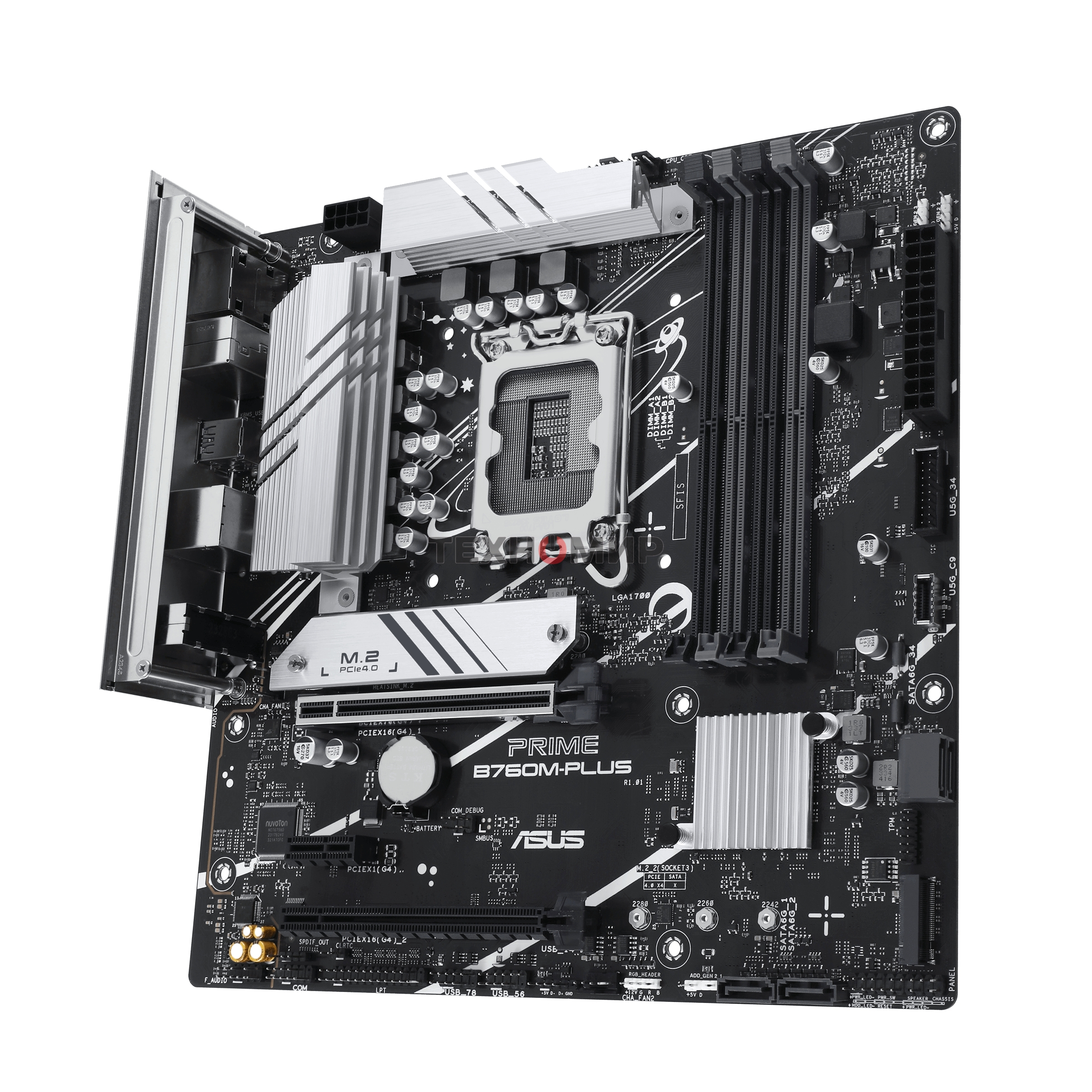 Материнская плата ASUS PRIME B760M-PLUS, LGA 1700, Intel B760, 4xDDR5, 4xSATA, 2xM.2, 1xPCIe 4.0 x4, 1xPCIe x1, 1xDP, 1xHDMI, 1x 2.5Gb LAN, 2xUSB-A 3.2 Gen 2, 4xUSB-A 2.0, 3x3.5 мм, 7.1, mATX