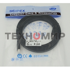 Кабель аудио-видео Behpex HDMI (m)/HDMI (m) 3м. черный