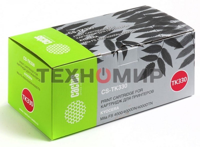 Картридж лазерный Cactus CS-TK330 черный (20 000 стр.) для Kyocera Mita FS 4000/4000DN/4000DTN
