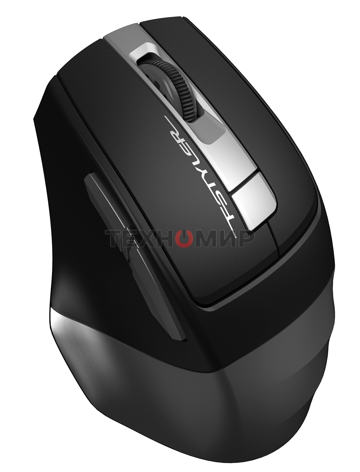 Мышь беспроводная A4Tech Fstyler FG35 серый/черный, 2000 dpi, радиоканал, USB, кнопки - 6