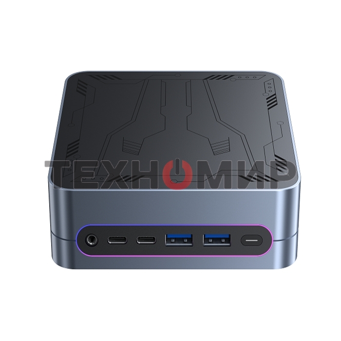 Мини ПК Chuwi LarkBox S i3 1220P (1.5) 16Gb SSD 512Gb UHDG Win 11Pro GbitEth WiFi BT 90W серый/черный