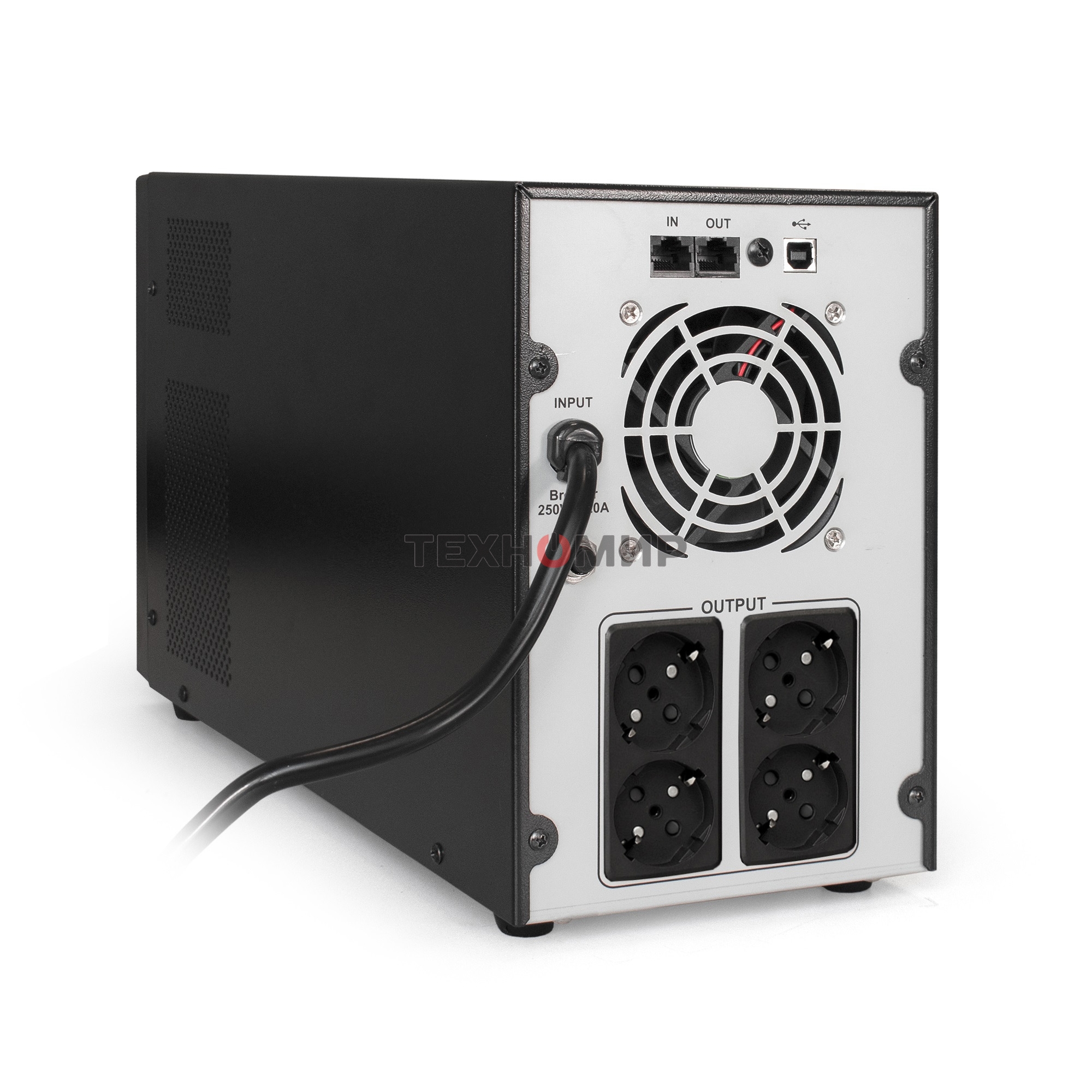 Источник бесперебойного питания ExeGate EP287660RUS SpecialPro Smart LLB-3000.LCD.AVR.EURO.RJ.USB 3000VA/1800W, LCD, AVR, 4 евророзетки, RJ45/11, USB, черный