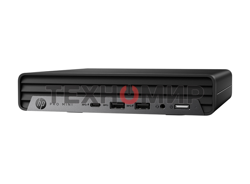Компьютер HP Pro 400 Mini G9 Core i3-14100T,8GB,512GB,eng usb kbd,mouse,WiFi,BT,DOS,1Wty