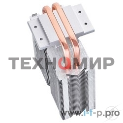 Кулер для процессора DEEPCOOL ICE EDGE MINI FS V2.0 синий, 80 мм, алюминий/медь, 2200 об/мин, 24.7 дБ, 3 pin, 100 Вт, 112 мм