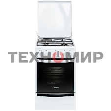 Плита комбинированная Gefest 5110-01 белый, конфорок 3 газовых и 1 электрическая, духовка газовая 52 л, 50 см x 85 см x 58.5 см