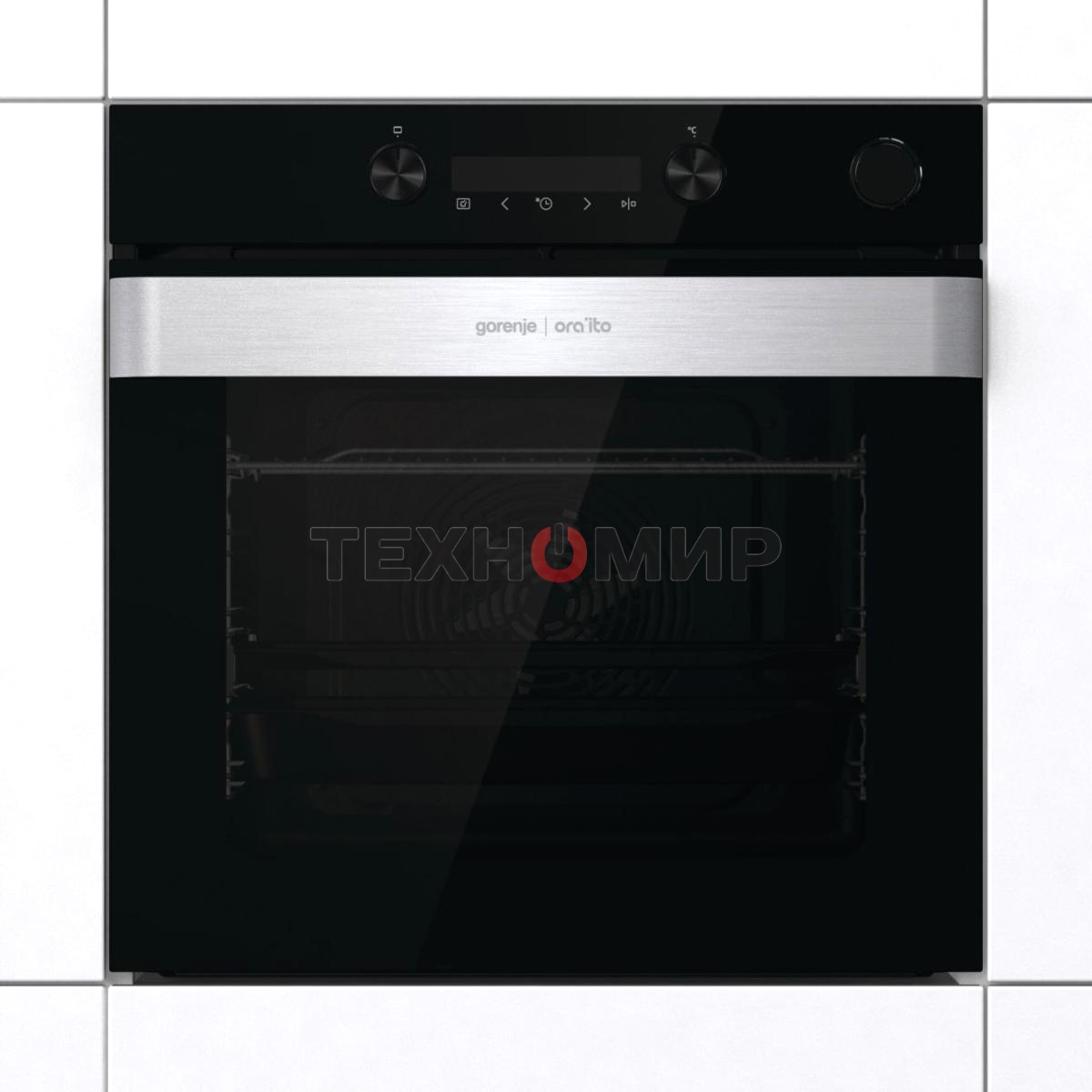 Встраиваемый духовой шкафКоллекция: Ora-Ito, Тип: независимый, Габаритные размеры (ВxШxГ), см: 59.5 х 59.5 х 56.4, : черный, Количество режимов: 11, Тип очистки: паром AquaClean, Телескопические направляющие: на 1 уровне