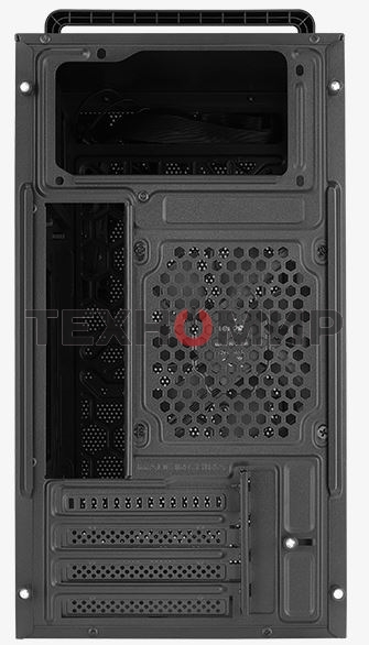 Компьютерный корпус MiniTower Aerocool/Formula CS-109-G-BK-v1 (mATX, USB3x1, USB2x2, 120мм RGb fan, без БП) (4711099472376)