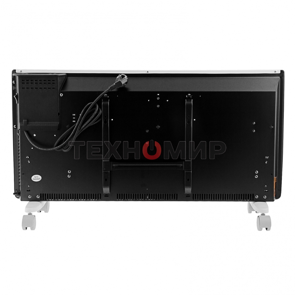 Конвектор электрический гибридный Denzel HybridX-2000 белый, 2000 Вт, 30 м2, термостат, дисплей