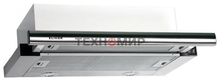 Вытяжка встраиваемая Elikor Интегра 60Н-400-В2Л нержавеющая сталь, 60 см, 400 куб. м/ч, 55 дБ