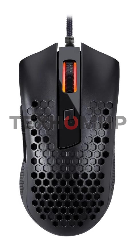 Мышь проводная REDRAGON Storm Basic чёрный, 12400 dpi, USB, кнопки - 5