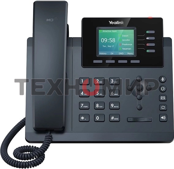 Настольный IP-телефон YEALINK SIP-T34W, 4 аккаунта, Wi-Fi, USB, 2.4