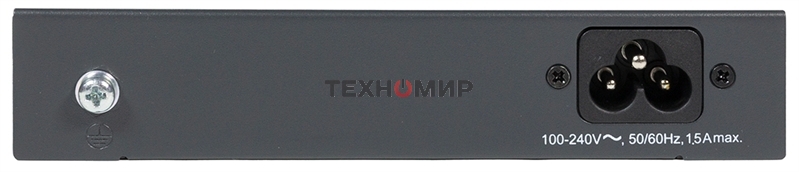 Коммутатор Unmanaged Switch 4x1000Base-T PoE, 1x1000Base-T, PoE Budget 60W, Long-range PoE up to 250m, metal case