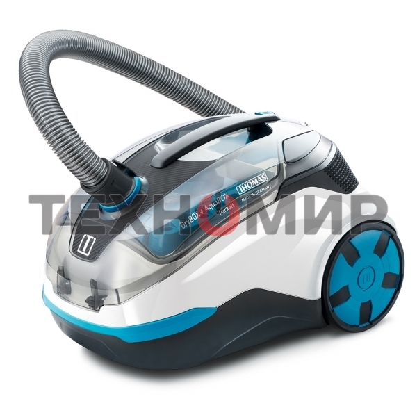 Пылесос Thomas DryBOX+AquaBOX Parkett белый/синий, 325/1700Вт, уборка сухая, пылесборник контейнер 2.6 л