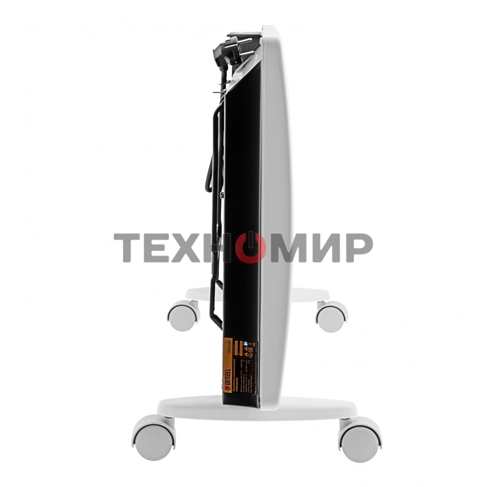 Конвектор электрический гибридный Denzel HybridX-2000 белый, 2000 Вт, 30 м2, термостат, дисплей