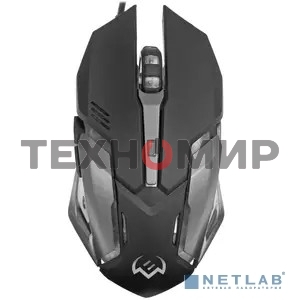 Мышь проводная SVEN RX-G740 черный, 2400 dpi, USB, кнопки - 6