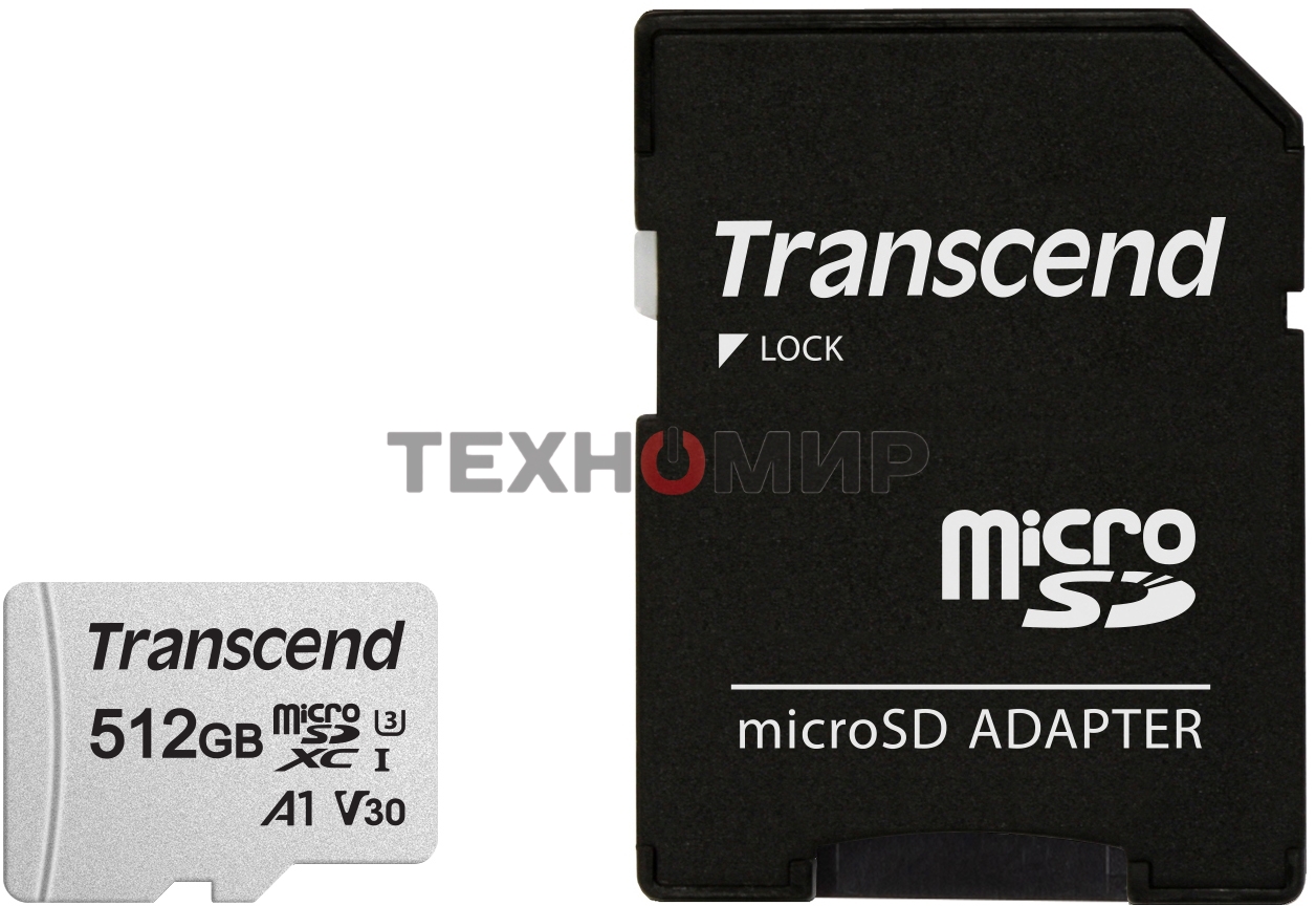 Флеш карта 512Gb microSD w/adapter UHS-I U3 A1