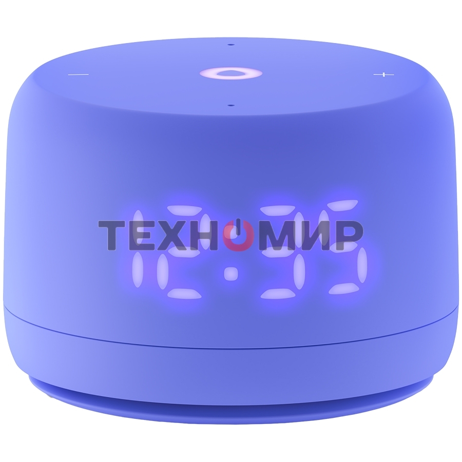 Умная колонка Яндекс Станция Лайт 2, 6Вт, 1.0, часы, Алиса, BT5.0, Wi-Fi, фиолетовый