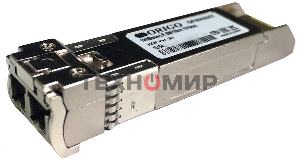 Трансивер ORIGO OFM432XT SFP+ Transceiver, 10Gbase-LR, Duplex LC, 1310nm, Single-mode, 10KM