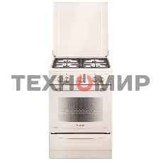 Плита газовая Gefest ПГ 6100-02 0186 бежевый, конфорок 4 шт, духовка 52 л, 60 см x 85 см x 60 см