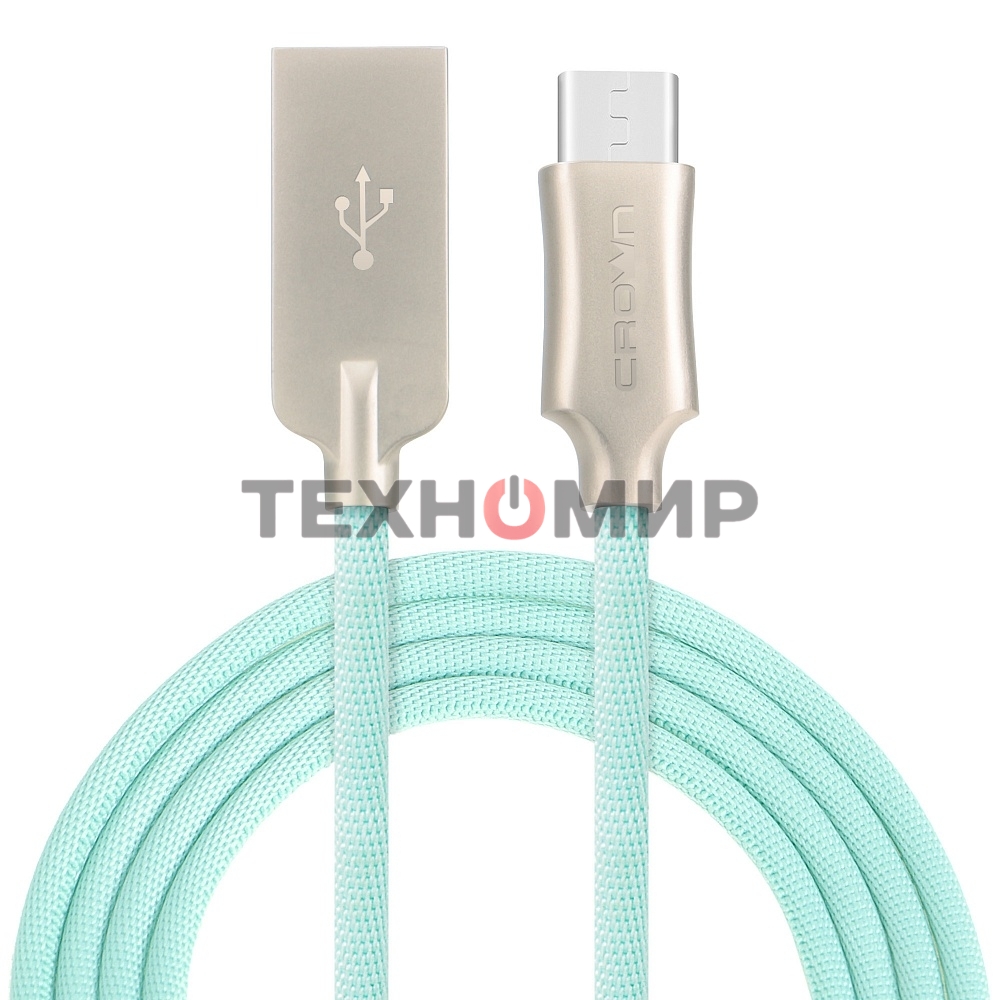 Кабель Crown USB - USB Type-C CMCU-3132C light blue