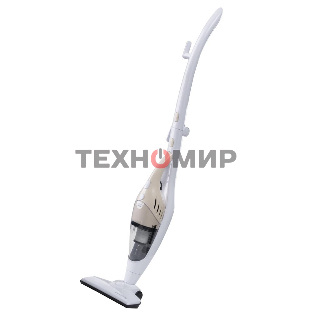 Пылесос вертикальный Galaxy GL 6225 белый, питание от сети, 150 Вт, уборка сухая, пылесборник 0.8 л