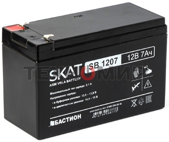 Батарея для ИБП SKAT SB 1207 (12V 7Ah)