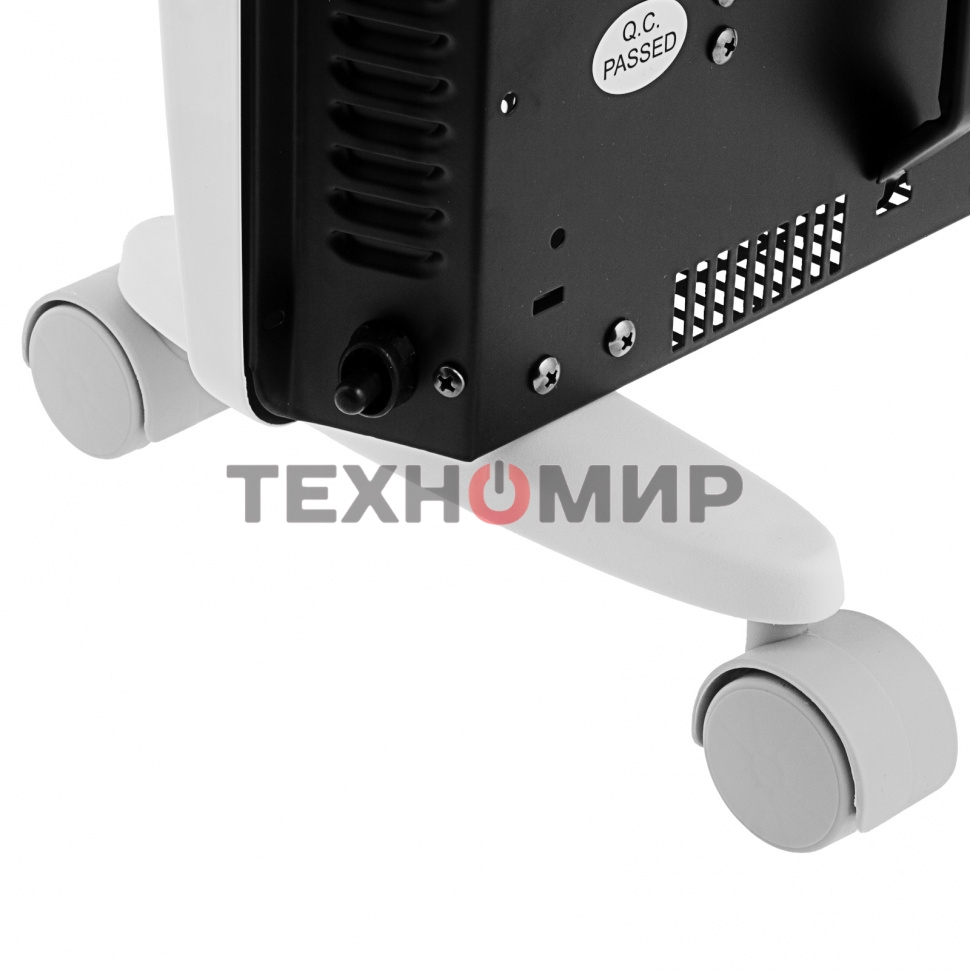 Конвектор электрический гибридный Denzel HybridX-2000 белый, 2000 Вт, 30 м2, термостат, дисплей