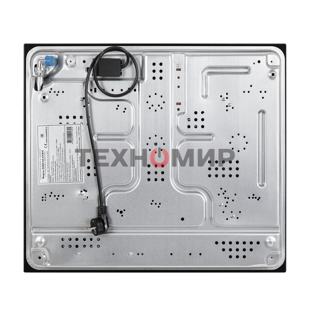 Газовая варочная панель Maunfeld EGHG.64.23CB/G, 4 конфорки, закаленное стекло, черный