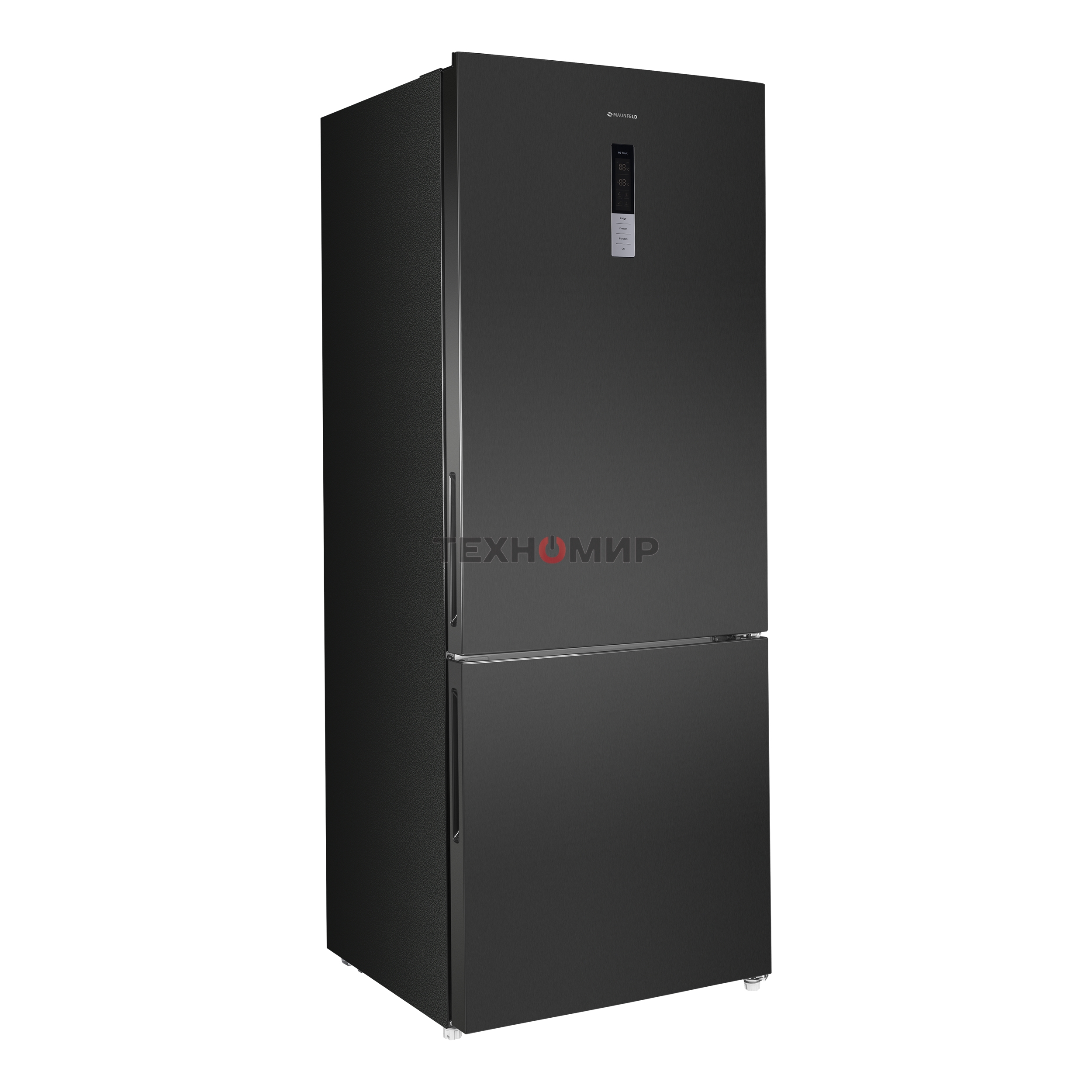 Холодильник Maunfeld MFF1857NFSB черный мат. инвертер двухкамерный 336/117л морозилка снизу