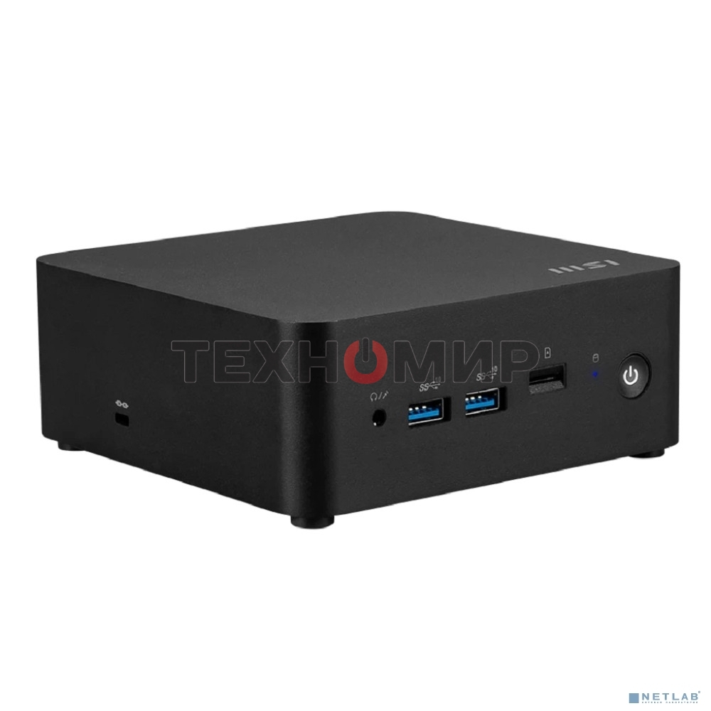 Мини ПК MSI Cubi NUC 1M-044XRU Core 5 120U (1.4) 16Gb SSD 512Gb Graphics CR noOS GbitEth WiFi BT 120W черный (9S6-B0B111-090)