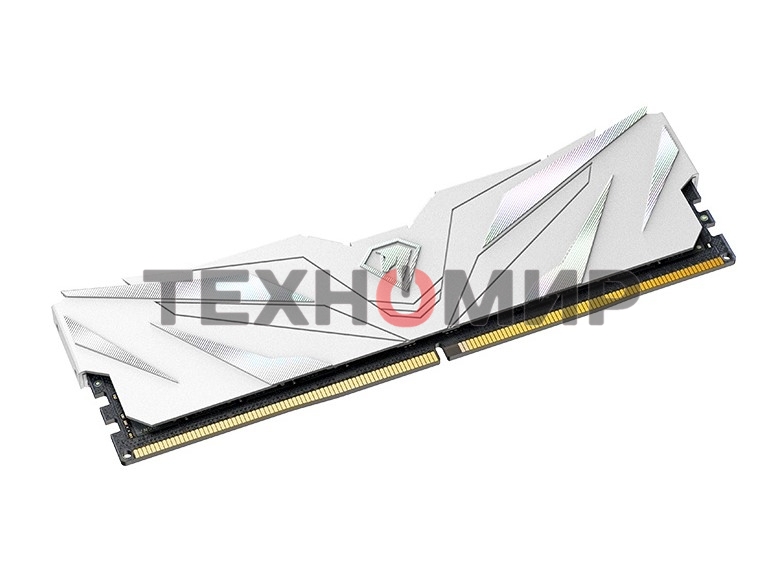 Оперативная память Netac Shadow II, DDR5, 16Gb (1x16 GB), 6000 MHz, CL38, DIMM, радиатор, белый