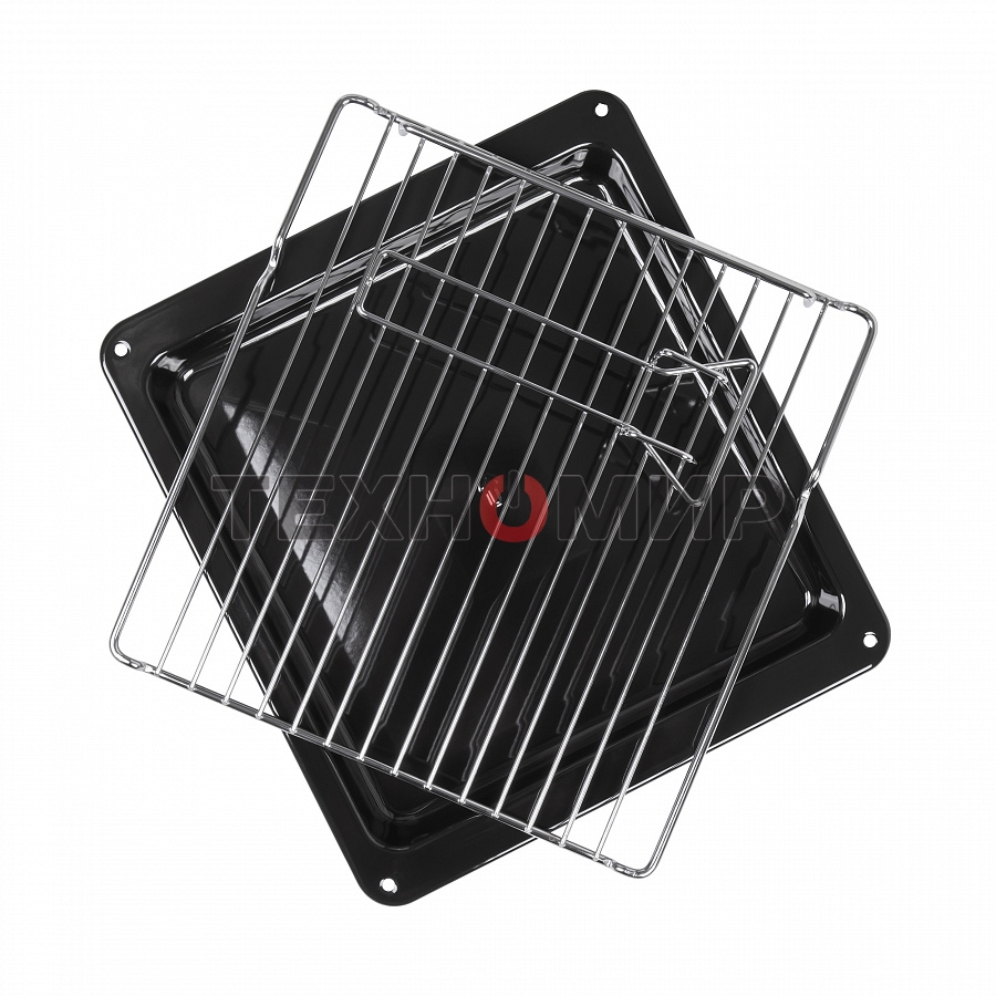 Шкаф духовой электрический Maunfeld EOEC516BG, встраиваемый, 51л, дверца с 2 стеклами, бежевый